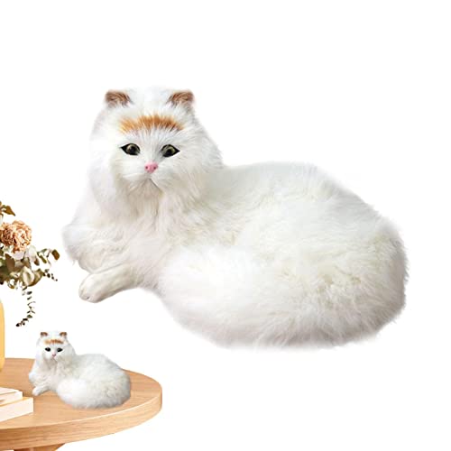 LecMy Simulationstier-Katzenpuppe, kleine Katzensimulation, pelziges Kätzchen, Ornamente | Katzen-Plüschtür for Inneneinrichtung, Kindergeburtstagsparty-Geschenke LecMy Simulationstier-Katzenpuppe, kleine Katzensimulation, pelziges Kätzchen, Ornamente | Katzen-Plüschtür for Inneneinrichtung, Kindergeburtstagsparty-Geschenke von LecMy
