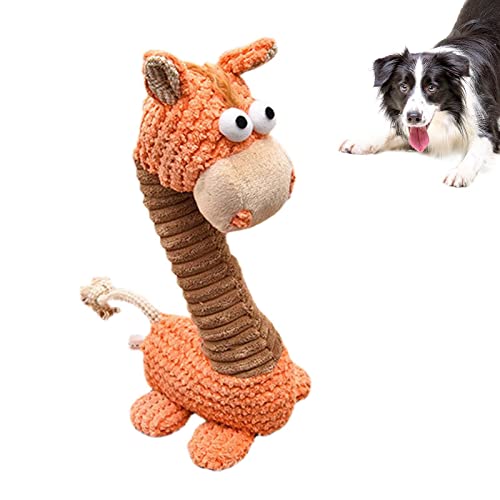 Quietschendes Giraffen-Hundespielzeug, süßes interaktives Welpenspielzeug for Hunde, quietschendes Plüschspielzeug for Hunde, langlebiger Hundequietscher, Plüsch, gefüllt, langlebiges Kauspielzeug for Quietschendes Giraffen-Hundespielzeug, süßes interaktives Welpenspielzeug for Hunde, quietschendes Plüschspielzeug for Hunde, langlebiger Hundequietscher, Plüsch, gefüllt, langlebiges Kauspielzeug for von LecMy