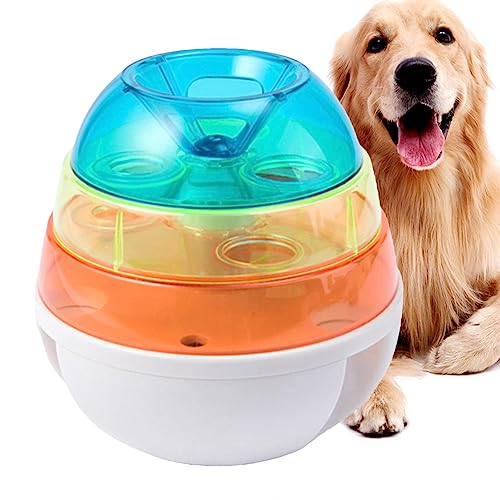 Pet Tumbler Toy, Interactive Treat Dispensing Pet Toys, Interactive Safe Slow Feeder Dog Ball Toy, Treat Ball Puzzle Toy Delicate Bite-Resistant Dog Enrichment Toy For Small Dogs von Lecerrot