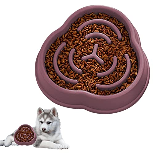Slow Food Bowl, PP Food Grade Dog Food Bowls To Slow Down Eating, Anti-Gluping Dog Food Bowl Slow Feeder, Stop Bloat, Non Slip Prevent Choking Halthy Design Dog Food Bowl Slow Feeder von Lecerrot