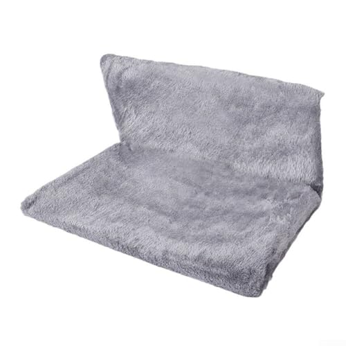 Lecreatekit Hängende Haustierwiege, perfekt geeignet, um Ihre Katzen während der kalten Monate zu Hause warm zu halten (grau) von Lecreatekit