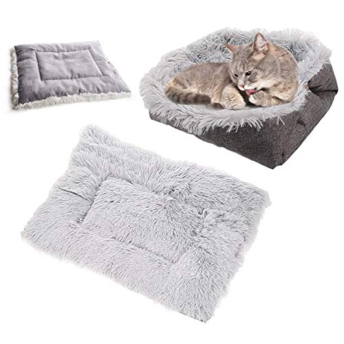 Ledeak Katzenbett Katzen Bettchen, Flauschige Hunde Andere Kleine Haustiere Haustierbett Hundebett Katzendecke Katzenkorb Plüsch Weich Katze Schlafen Bett Waschbar Katzensofa Heizung Wärmematte(Grau) Ledeak Katzenbett Katzen Bettchen, Flauschige Hunde Andere Kleine Haustiere Haustierbett Hundebett Katzendecke Katzenkorb Plüsch Weich Katze Schlafen Bett Waschbar Katzensofa Heizung Wärmematte(Grau) von Ledeak