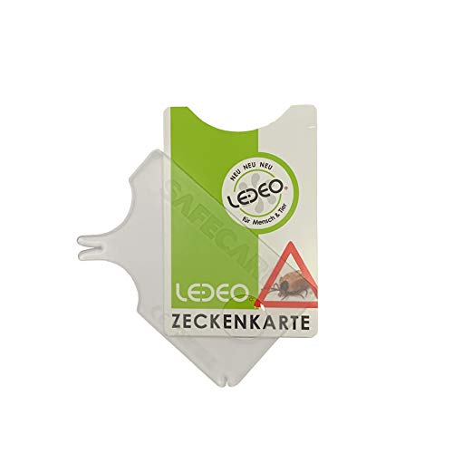 5 x Ledeo Zeckenkarte mit Lupe, Hülle und Kurzbeschreibung 5 x Ledeo Zeckenkarte mit Lupe, Hülle und Kurzbeschreibung von Ledeo