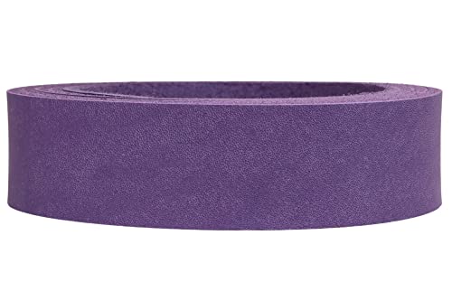 Lederriemen Fettleder - Vollleder für, Hundeleinen, Reitzubehör etc., Farbe:Purple, Breite:1.5cm breit von Lederriemen.com