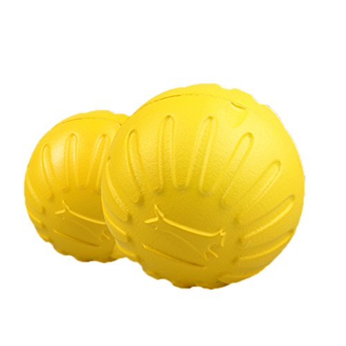 LeeIU Hundespielzeug Ball, Trainingsball Solide springenden Ball Für Hunde,Elastisches gelbes Gummiball Eva-Material,Beständigkeit gegen Biss,Schwimmendes Wasser,8cm LeeIU Hundespielzeug Ball, Trainingsball Solide springenden Ball Für Hunde,Elastisches gelbes Gummiball Eva-Material,Beständigkeit gegen Biss,Schwimmendes Wasser,8cm von LeeIU