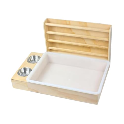 LeeQinersw Bunny Heu Krippe Heu Halter Rack Lebensmittel Dispenser Katzentoilette Tierbedarf Fütterung von LeeQinersw