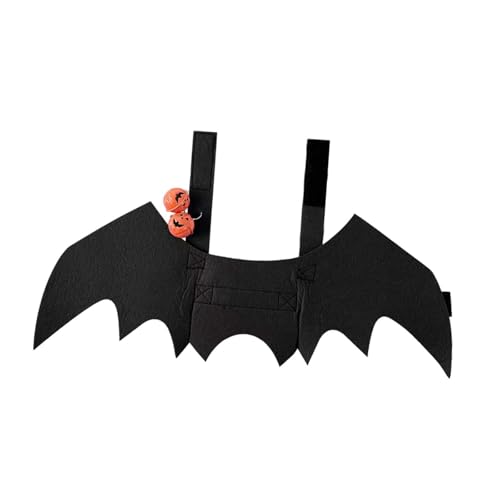 LeeQinersw Katzen-Fledermausflügel, Halloween-Kostüm, Katzenkostüm, lustiges Kostüm, einzigartige kleine Katzen und Hunde für Rollenspiele, Bühnenauftritte, Schwarz LeeQinersw Katzen-Fledermausflügel, Halloween-Kostüm, Katzenkostüm, lustiges Kostüm, einzigartige kleine Katzen und Hunde für Rollenspiele, Bühnenauftritte, Schwarz von LeeQinersw