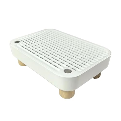 LeeQinersw Katzentoilettenstufe Als Hocker Und Pelletfänger Eine Einstiegshilfe Und Auffangmatte Leicht zu Reinigen Durch Abspülen für Offene Sowie Abgedeckte to, Weiß LeeQinersw Katzentoilettenstufe Als Hocker Und Pelletfänger Eine Einstiegshilfe Und Auffangmatte Leicht zu Reinigen Durch Abspülen für Offene Sowie Abgedeckte to, Weiß von LeeQinersw
