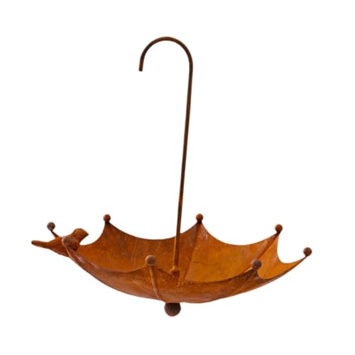LeeQinersw Regenschirm Vogel Feeder Hängen Eisen Wasser Tablett für Hof Balkon von LeeQinersw