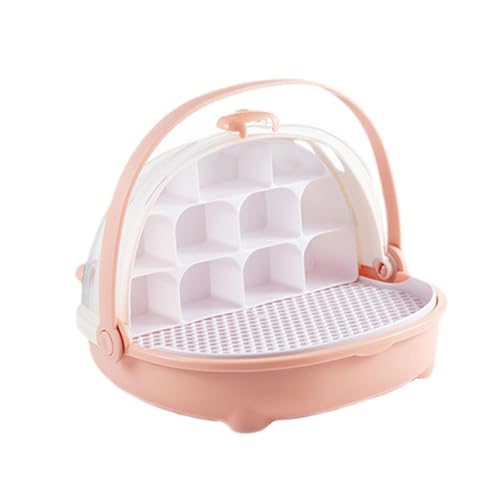 LeeQinersw Seidenraupen-Zuchtbox, Zuchttank, leicht zu beobachtendes Entwicklungsspielzeug, transparenter Seidenraupen-Schlupfbehälter, Beobachtungsbox, Rosa von LeeQinersw
