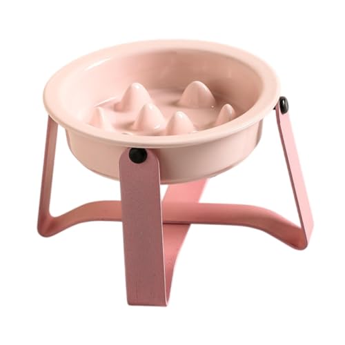 LeeQinersw Slow Feeder Cat Bowl langsam fütterungsfutterbehälter für kätzchen Haustierbedarf, Rosa LeeQinersw Slow Feeder Cat Bowl langsam fütterungsfutterbehälter für kätzchen Haustierbedarf, Rosa von LeeQinersw