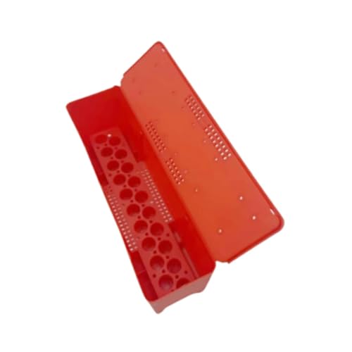 LeeQinersw Transportkäfig Bienenköniginkäfige Box Aufbewahrungstablett für 20 Käfige Inkubator für Imkeranfänger Leere stabile Transportbox von LeeQinersw