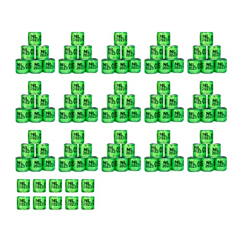 100 Stück Taubenring 8 mm 2023 Taubenbeine, passend für Enten, die meisten erwachsenen Vögel, Geflügel, Dunkelgrün, Grasgrün, Niederlande, 100 Stück 100 Stück Taubenring 8 mm 2023 Taubenbeine, passend für Enten, die meisten erwachsenen Vögel, Geflügel, Dunkelgrün, Grasgrün, Niederlande, 100 Stück von Leeadwaey