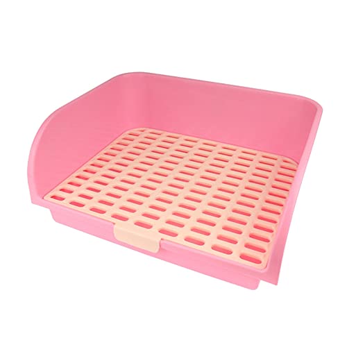 Haustier-Katzentoilette, Eck-WC, Töpfchentrainer, für Erwachsene, Kaninchenkäfig Haustier-Katzentoilette, Eck-WC, Töpfchentrainer, für Erwachsene, Kaninchenkäfig von Leeadwaey