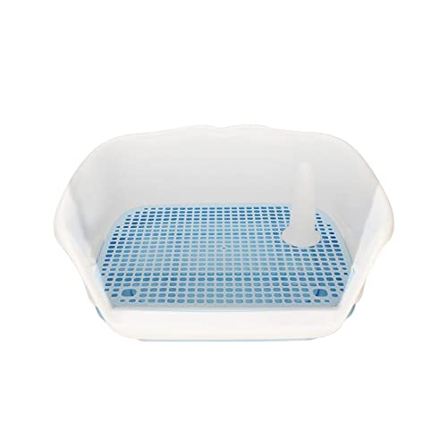 Herausnehmbares Hunde-Töpfchenschale, hält Böden sauber mit Schutzwand, blau, weißblau, M Herausnehmbares Hunde-Töpfchenschale, hält Böden sauber mit Schutzwand, blau, weißblau, M von Leeadwaey