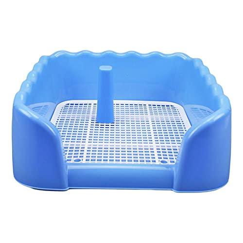 Hunde-Toilette, Welpen, Töpfchentablett, Innen- und Außenbereich, für mittelgroße Hunde, Blau Hunde-Toilette, Welpen, Töpfchentablett, Innen- und Außenbereich, für mittelgroße Hunde, Blau von Leeadwaey