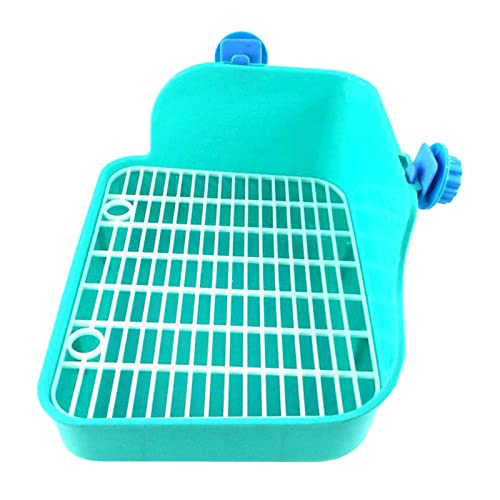 Leeadwaey Toilettenbox für Kaninchen, für Haustiere, Hamster, für den Innenbereich, Meerschweinchen, Grün Leeadwaey Toilettenbox für Kaninchen, für Haustiere, Hamster, für den Innenbereich, Meerschweinchen, Grün von Leeadwaey