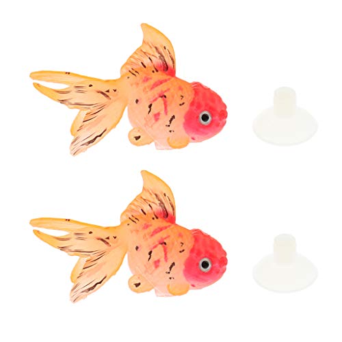 Leeadwaey 2 Stück künstliche bewegliche schwimmende Fische für Aquarien, Dekoration Typ 3 Leeadwaey 2 Stück künstliche bewegliche schwimmende Fische für Aquarien, Dekoration Typ 3 von Leeadwaey