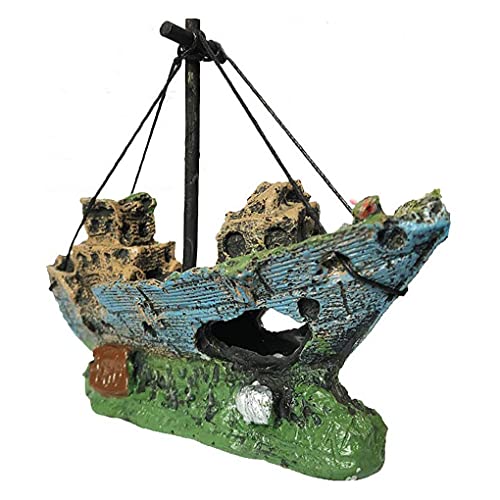 Leeadwaey Aquarium Schiff Dekoration Kleintier Tank Landschaftsbau Ornament Dekorative Klein Hohl Harz Boot Leeadwaey Aquarium Schiff Dekoration Kleintier Tank Landschaftsbau Ornament Dekorative Klein Hohl Harz Boot von Leeadwaey