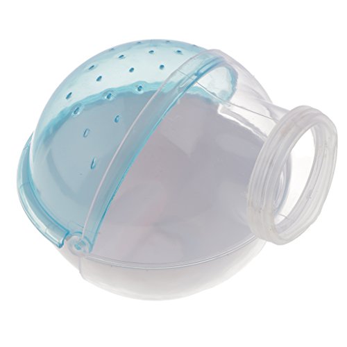 Leeadwaey Hamster-Maus-Badezimmer-Käfig für kleine Haustiere, Badewanne, Sand, Sauna, Toilette, Blau Leeadwaey Hamster-Maus-Badezimmer-Käfig für kleine Haustiere, Badewanne, Sand, Sauna, Toilette, Blau von Leeadwaey