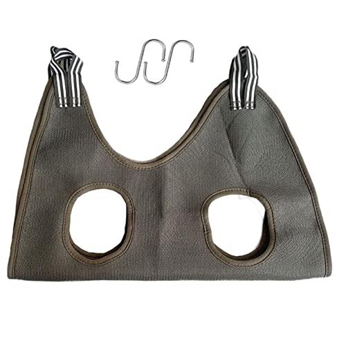 Leeadwaey Haustier-Hängematte für Hunde, Katzen, Hunde, Rückhalte-Tasche zum Nagelknipsen, XS-Grün, Armeegrün, XS von Leeadwaey