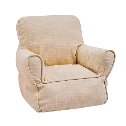 Leeadwaey Haustier-Sofa-Kissen, Katzenbett, rutschfest, für den Innenbereich, Beige von Leeadwaey