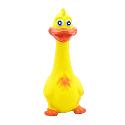 Leeadwaey Kauspielzeug aus Gummi, für Huhn, 19 x 7 cm, Gelb Leeadwaey Kauspielzeug aus Gummi, für Huhn, 19 x 7 cm, Gelb von Leeadwaey