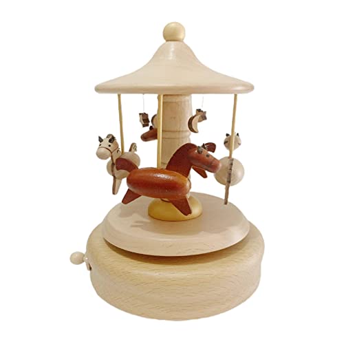 Leeadwaey Klassische Spieluhr aus Holz, zum Aufziehen, Melodie für Kinder, Familie, Geburtstag, Schloss am Himmel, A, Nr. 1 Leeadwaey Klassische Spieluhr aus Holz, zum Aufziehen, Melodie für Kinder, Familie, Geburtstag, Schloss am Himmel, A, Nr. 1 von Leeadwaey