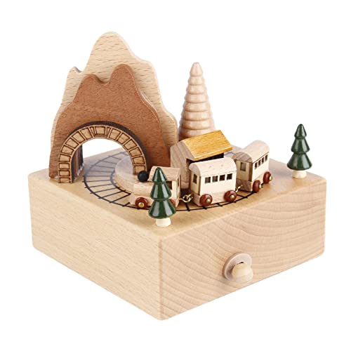 Leeadwaey Klassische Spieluhr aus Holz, zum Aufziehen, Melodie für Kinder, Familie, Geburtstag, Schloss am Himmel, B, Nr. 2 Leeadwaey Klassische Spieluhr aus Holz, zum Aufziehen, Melodie für Kinder, Familie, Geburtstag, Schloss am Himmel, B, Nr. 2 von Leeadwaey
