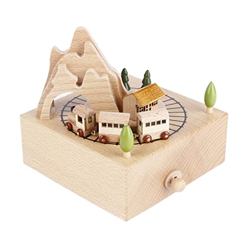Leeadwaey Klassische Spieluhr aus Holz, zum Aufziehen, Melodie für Kinder, Familie, Geburtstag, Schloss am Himmel, C, Nr. 5 Leeadwaey Klassische Spieluhr aus Holz, zum Aufziehen, Melodie für Kinder, Familie, Geburtstag, Schloss am Himmel, C, Nr. 5 von Leeadwaey