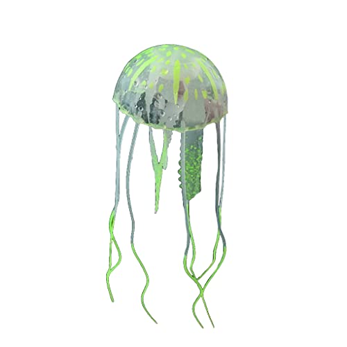 Leeadwaey Künstliche Quallen aus Silikon für Aquarien, geruchlos, für Büro, Restaurant, Aquarium, Dekoration, Grün Leeadwaey Künstliche Quallen aus Silikon für Aquarien, geruchlos, für Büro, Restaurant, Aquarium, Dekoration, Grün von Leeadwaey