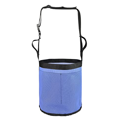 Leeadwaey Pferdefutterbeutel, verstellbar, PVC-Netzbeutel, langsame Fütterung, Getreide-Futterbeutel, Blau Leeadwaey Pferdefutterbeutel, verstellbar, PVC-Netzbeutel, langsame Fütterung, Getreide-Futterbeutel, Blau von Leeadwaey