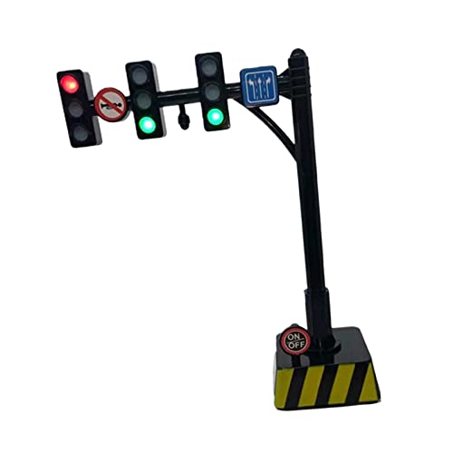 Traffic Toys Akustooptic Zubehör Straßenschild für Verkehrswissen Lernen von Leeadwaey