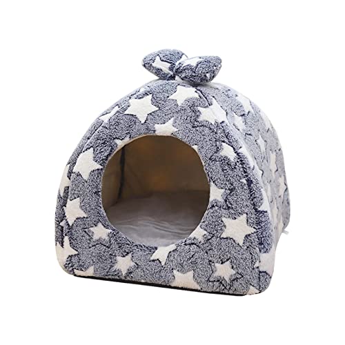 Weiches Plüsch-Katzenbett für Kätzchen, vielseitig einsetzbar, stabile Konstruktion, Größe L Weiches Plüsch-Katzenbett für Kätzchen, vielseitig einsetzbar, stabile Konstruktion, Größe L von Leeadwaey