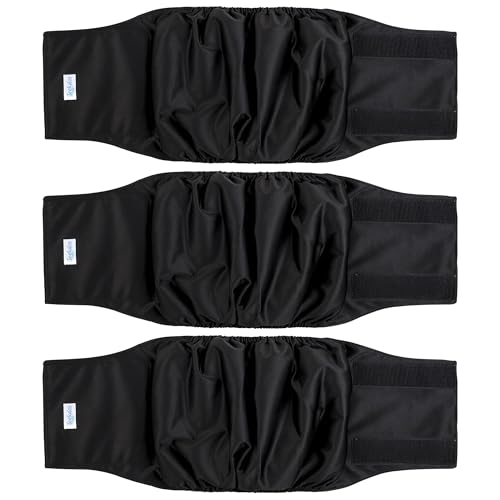 Leekalos Windeln für männliche Hunde, hochabsorbierende Bauchbänder für männliche Hunde, waschbar, wiederverwendbar, Größe XXL, 3 Stück Leekalos Windeln für männliche Hunde, hochabsorbierende Bauchbänder für männliche Hunde, waschbar, wiederverwendbar, Größe XXL, 3 Stück von Leekalos