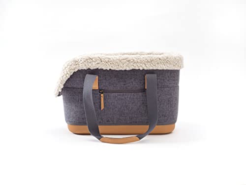 LeftPine x P.L.A.Y. Deluxe-Hundetragetasche, weiche Seiten, Haustier-Reisetasche für kleine Hunde, Welpen, mit integrierter Sicherheitsleine, maschinenwaschbar, herausnehmbares Futter, veganes Leder, LeftPine x P.L.A.Y. Deluxe-Hundetragetasche, weiche Seiten, Haustier-Reisetasche für kleine Hunde, Welpen, mit integrierter Sicherheitsleine, maschinenwaschbar, herausnehmbares Futter, veganes Leder, von Left Pine