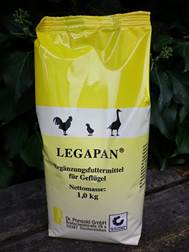 LEGAPAN® Ergänzungsfuttermittel für Hühner Ente Gänse Küken 1 kg Tüte (2X 1kg) von Legapan