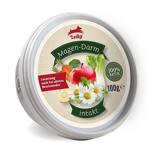 Leiky Magen-Darm-Intakt für Hunde & Katzen, 100g, Linderung von Magen-Darm-Beschwerden wie Durchfall, Übelkeit, Übersäuerung, übermäßigem Grasfressen Leiky Magen-Darm-Intakt für Hunde & Katzen, 100g, Linderung von Magen-Darm-Beschwerden wie Durchfall, Übelkeit, Übersäuerung, übermäßigem Grasfressen von Leiky