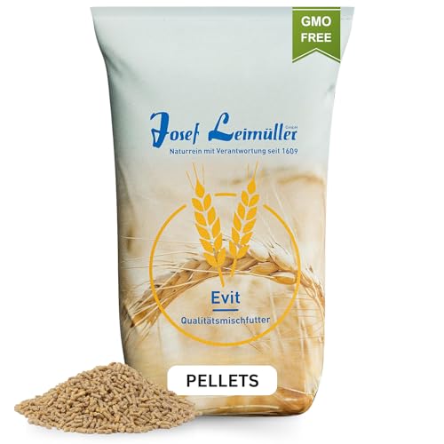 Leimüller Alpakafutter Pellets 25 kg - Österreichisches Qualitätsfutter ohne Gentechnik - Futter für Alpakas, Lamas, Kamele & Neuweltkamliden - Handabgefüllt seit 1609 von Leimüller