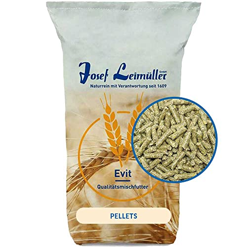 Leimüller Kaninchenfutter 1kg Pellets Classic | Qualitätsfutter für Kaninchen und Hasen | für Erhaltung und Zucht Aller Rassen | ohne Gentechnik | hergestellt in Österreich von Leimüller