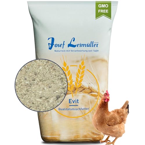 Leimüller Mineral Grit Mix 25 kg - Wertvolles Futterkalk Mineralfutter für hohe Eierschalenqualität - Enthält Muschelgrit & Calcium - 100% gentechnikfrei - Für Hühner & Küken von Leimüller
