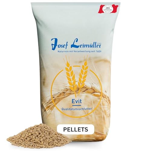 Leimüller Hühnerfutter gegen Milben 25kg [Pellets] - Staubfreies Legehennenfutter Pellets Premium - Natürlicher Wirkstoff mit Citrus & Kräuter - AMA-Gütesiegel & 100% Gentechnikfrei von Leimüller