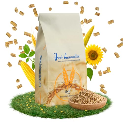 Leimüller Wachtelfutter 5kg [Premium] - AMA-Gütesiegel & gentechnikfreies Legewachtelfutter - Unterstützt Gesundheit von Legewachteln & Eierqualität von Leimüller