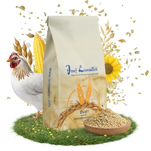 Leimüller Legehennenfutter Premium 25 kg - Legemehl Alleinfutter für Legehennen und Hühner - Fördert die Legeleistung & Eierqualität - AMA-Gütesiegel und 100% Gentechnikfrei von Leimüller