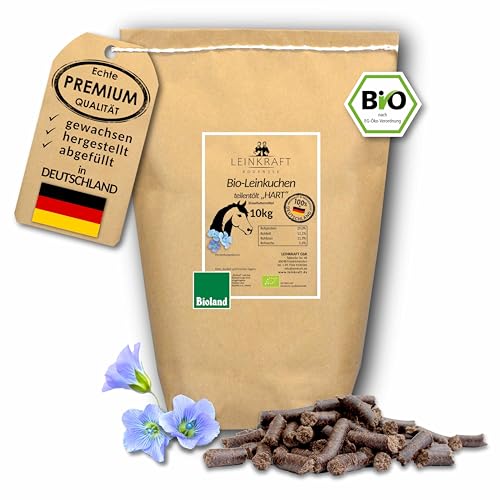Bio Leinkuchen Fest 10kg Pferde Leckerli Pellets Sticks von Leinkraft | 100% Deutscher Bio-Leinsaat - schonend kaltgepresst Bio Leinkuchen Fest 10kg Pferde Leckerli Pellets Sticks von Leinkraft | 100% Deutscher Bio-Leinsaat - schonend kaltgepresst von Leinkraft Bodensee