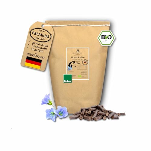 Leinkraft Bio Leinkuchen Fest 20kg Pferde Leckerli Pellets Sticks von Leinkraft | 100% Deutscher Bio-Leinsaat - schonend kaltgepresst Leinkraft Bio Leinkuchen Fest 20kg Pferde Leckerli Pellets Sticks von Leinkraft | 100% Deutscher Bio-Leinsaat - schonend kaltgepresst von Leinkraft Bodensee