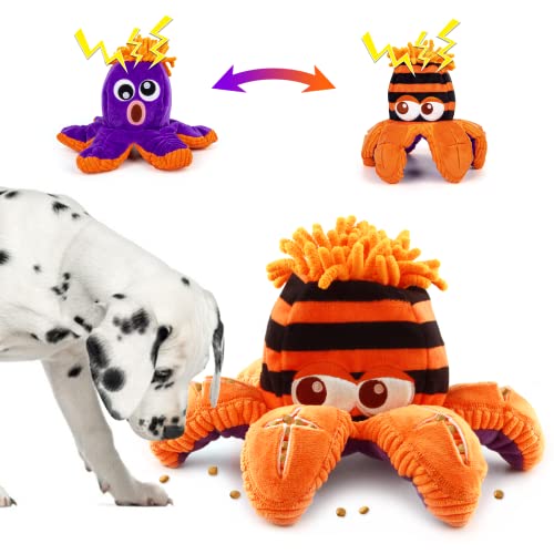 Leipple 2-in-1 doppelseitiges Quietschspielzeug für mittelgroße Hunde – Oktopus, interaktives Puzzle und Futtersuchungsinstinkt-Trainingsspielzeug Leipple 2-in-1 doppelseitiges Quietschspielzeug für mittelgroße Hunde – Oktopus, interaktives Puzzle und Futtersuchungsinstinkt-Trainingsspielzeug von Leipple
