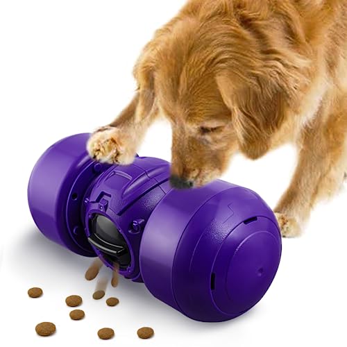 Leipple Interaktives Hundespielzeug, Leckerli-Dosierung, Hundespielzeug, unzerstörbar, automatisches Puzzle, verbessert IQ, reduziert Langeweile (lila) Leipple Interaktives Hundespielzeug, Leckerli-Dosierung, Hundespielzeug, unzerstörbar, automatisches Puzzle, verbessert IQ, reduziert Langeweile (lila) von Leipple