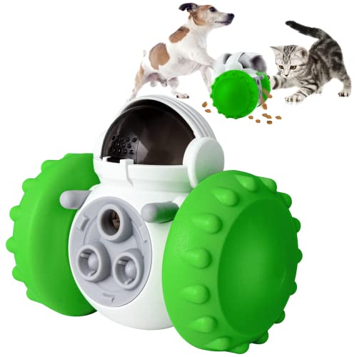 Leipple Interaktives Hundespielzeug, Leckerli-Dosierung, Welpenspielzeug, automatisch, langlebig, Puzzle-Spielzeug, reduziert Langeweile, kleine mittelgroße große Hunde Katzen (grün) von Leipple