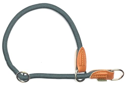 Leisegrün Hundehalsband Paracord verstellbar | Halsband für Hunde aus Nylon | Modell Devon | Blau | Größe: L von Leisegrün